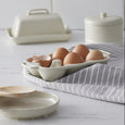 Darley Stoneware Butter Dish styled with ceramic egg tray and soft neutral kitchen accessories