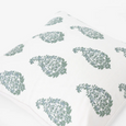 Devon Paisley Embroidery Green Lounge Cushion 55cm