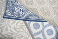 Shell Runner 60x150cm Blue Coastal Non Slip - Hamptons Style