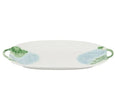 Eliza Ceramic Platter Blue/Green - Hamptons Style