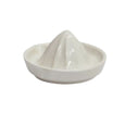 Franco stoneware lemon squeezer in rustic white glaze
