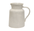 Large rustic white stoneware jug 