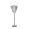 Geneva silver aluminium freestanding ice bucket stand