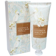 Vanilla Bean Hand Cream in decorative Casa Serena packaging standing beside matching box