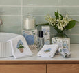 Heritage Bloom Hand Towel Set of 2 (1 Plain) - Hamptons Style