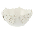 Hyacinth Ceramic Bowl White - Hamptons Style