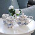 Hydrangea Blooms Teapot - Hamptons Style