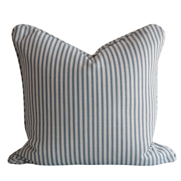 Montauk Navy Stripe Cushion