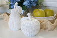 Woven Apple Box White