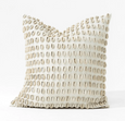 Shell Kauri Medium Cushion White 50cm