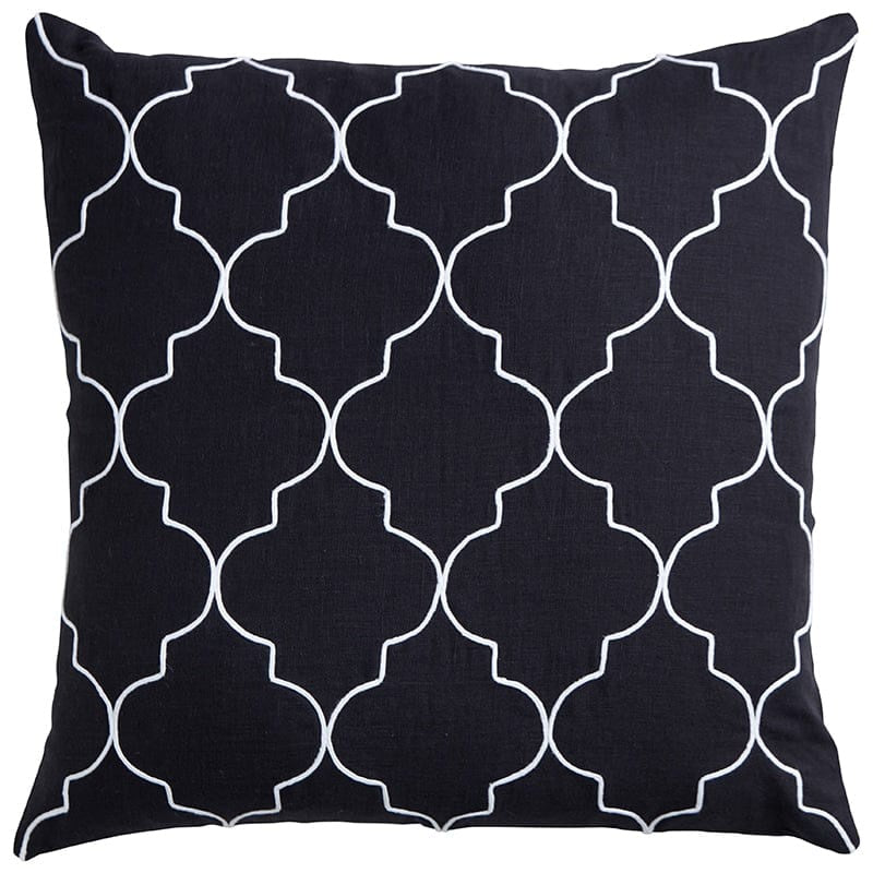 Linen Mykonos Black Cushion