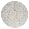 Lunara Light Grey Round Rug