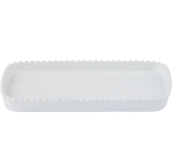 Maeve Ceramic Tray White
