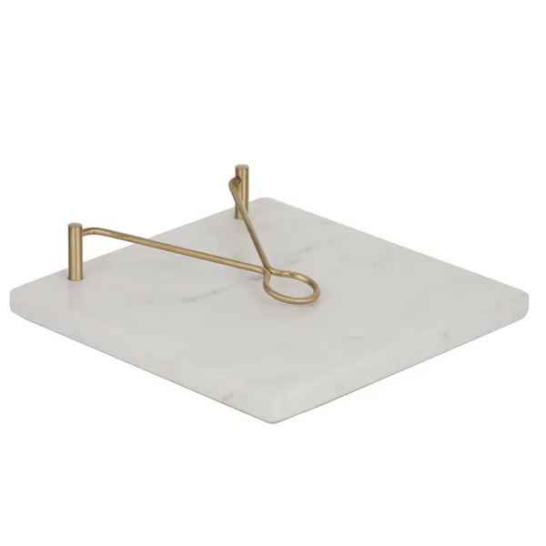 Marble/Brass Napkin Holder