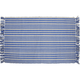 Marine Stripe Cotton Floor Mat 60x90cm – Thick Weave - Hamptons Style
