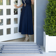 Marine Stripe Cotton Floor Mat 60x90cm – Thick Weave - Hamptons Style