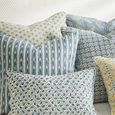 Mashru Tahoe Cushion - Hamptons Style