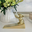 Millie Metal Door Wedge Gold - Hamptons Style