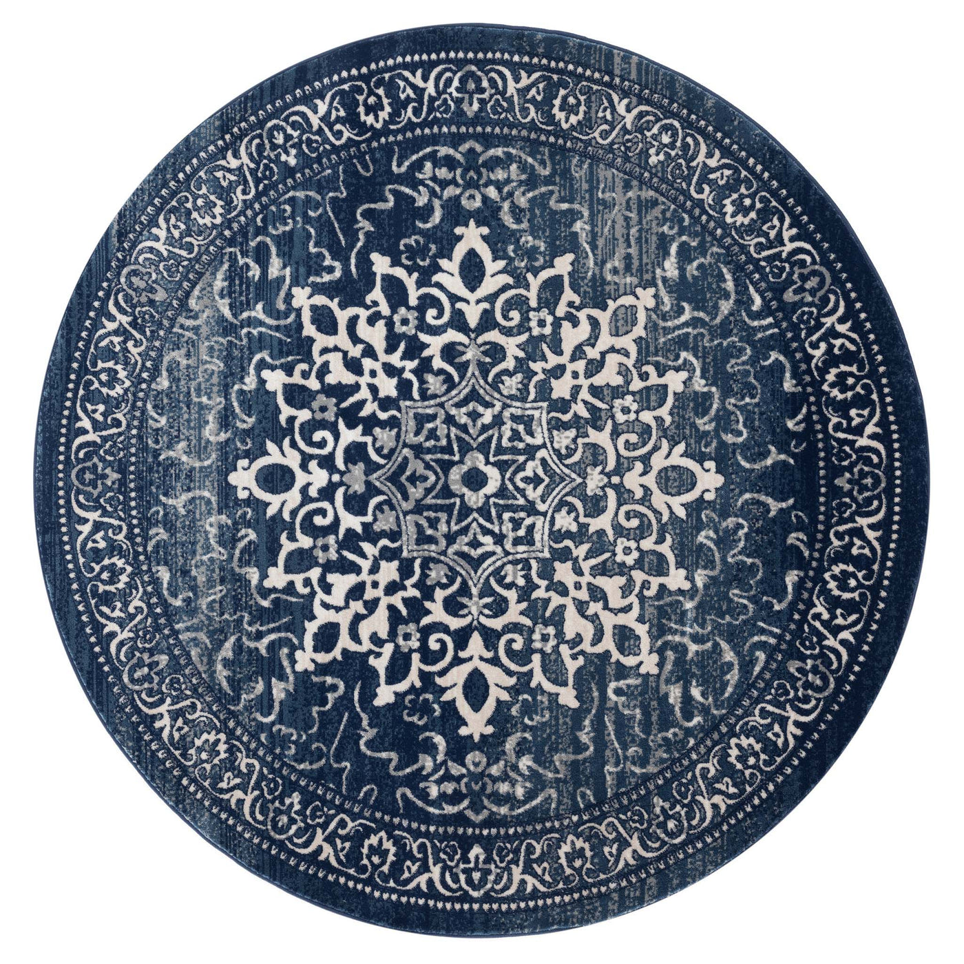 Monterey Navy Rug Round