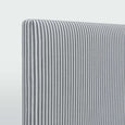 Newport Bedhead King White & Blue Pin Stripe - view 4