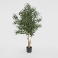 Artificial olive tree 1.5m tall with realistic trunk and olive leaves
