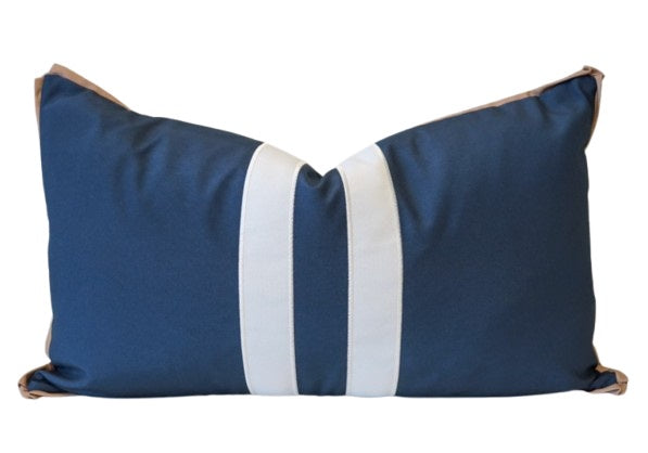 Santorini Navy Outdoor Cushion Rectangle