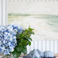 Bribie Framed Glass Print