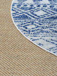 Shelter Blue Rug Round