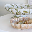 Bartlett Ceramic Footed Bowl - Hamptons Style