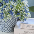 Aarna Ceramic Pot Blue - Hamptons Style