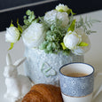 Peony Fittonia Mix Bouquet White