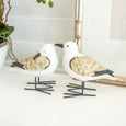 Piper seagulls set of two styled on a console table in a coastal Hamptons interior