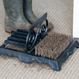 Provence Boot Scraper Black - Hamptons Style
