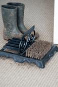 Provence Boot Scraper Black - Hamptons Style