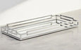 Rectangle Cubism Handles Mirror Tray - Hamptons Style