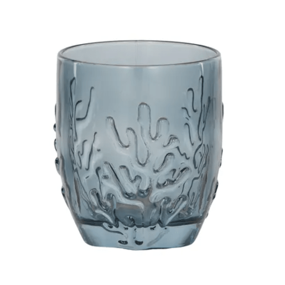 Reef Embossed Tumbler Blue - Hamptons Style