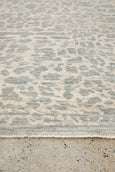 Close-up of Rogue Mist runner showing textured pebble weave and mist blue detailing