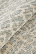 Corner view of Rogue Mist runner rug showing low pile finish