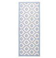 Shell Runner 60x150cm Blue Coastal Non Slip - Hamptons Style