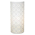 samara porcelain lamp floral pattern white ceramic table lamp soft ambient lighting coastal hamptons style