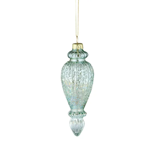 Mintie Ornament Glass Clear/Green