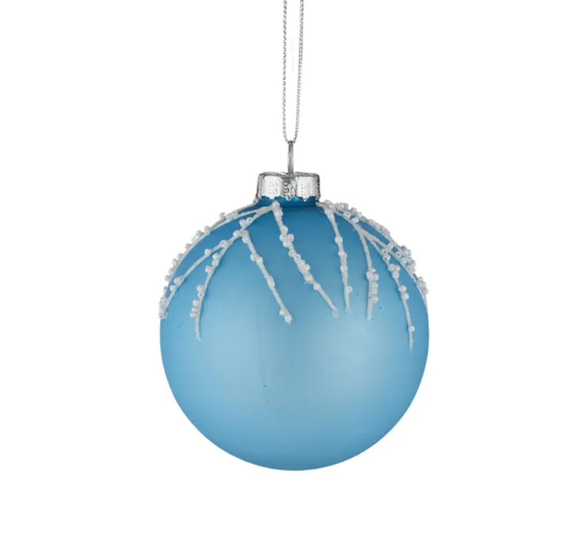 Cerulean Glass Bauble