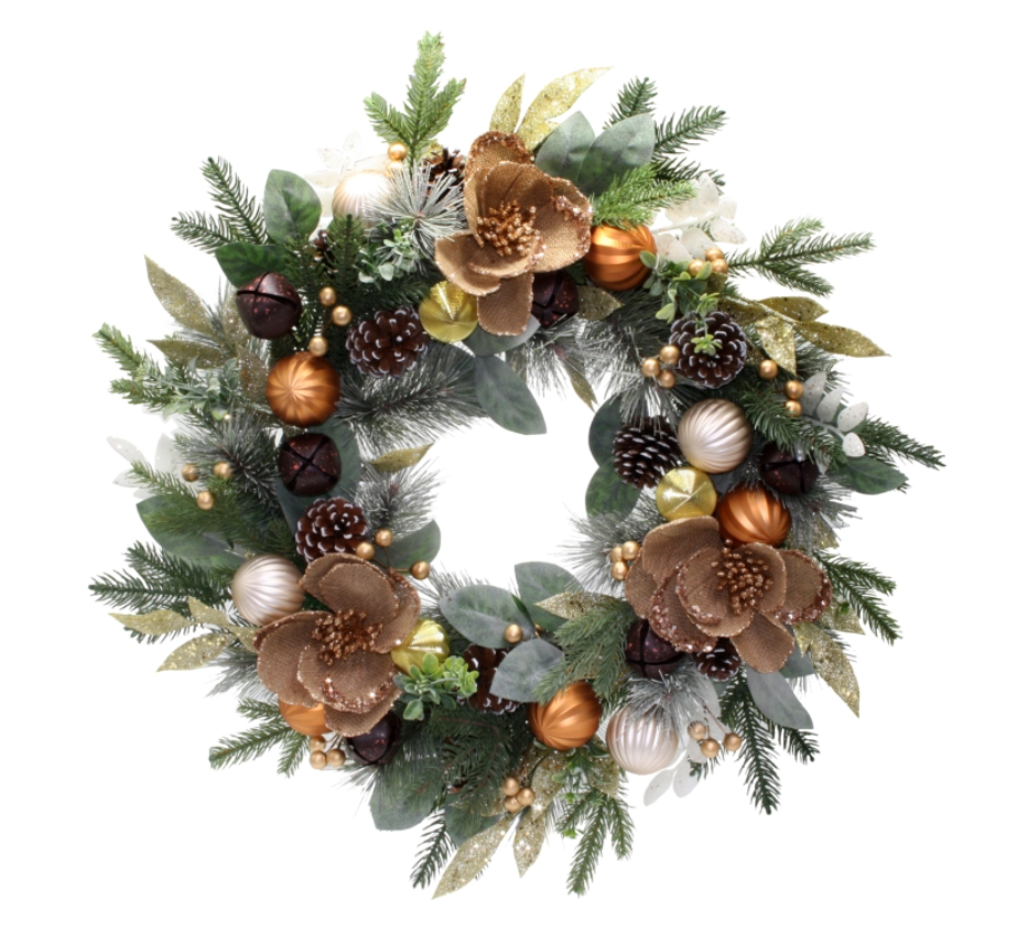 Wreath Burlap Citrus