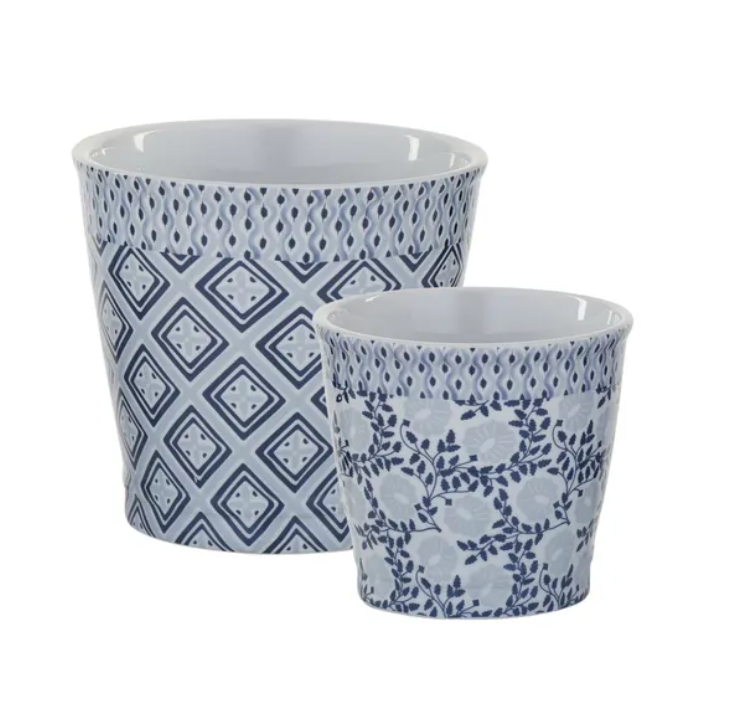 Aarna Ceramic Pot Blue