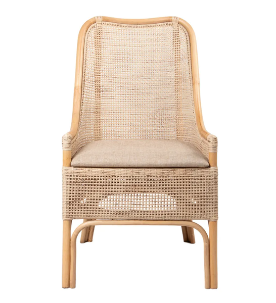 Victoria Hamptons Dining Chair Natural