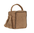 Stitch Jute Door Stop Natural/Black