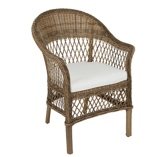 Marco Aluminium Synthetic Wicker Outdoor Chair Natural