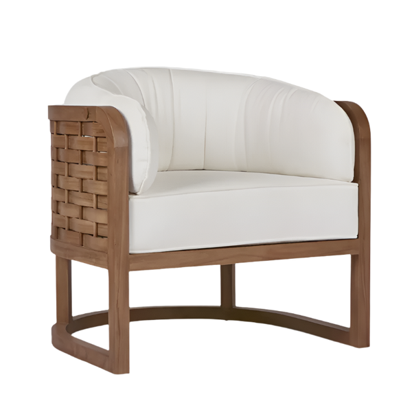 Weave Teak Armchair Outdoor