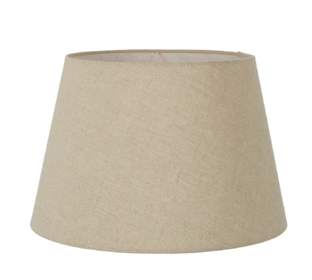 Linen Drum Lamp Shade XXS Dark Natural