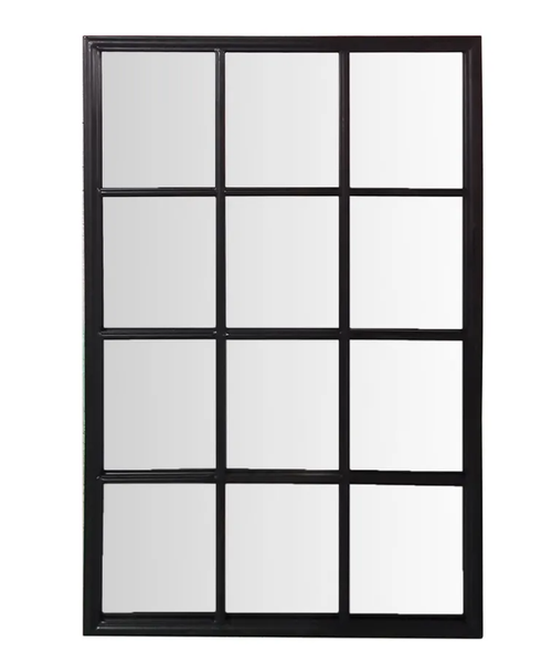 Colmar Rectangle Outdoor Mirror Black